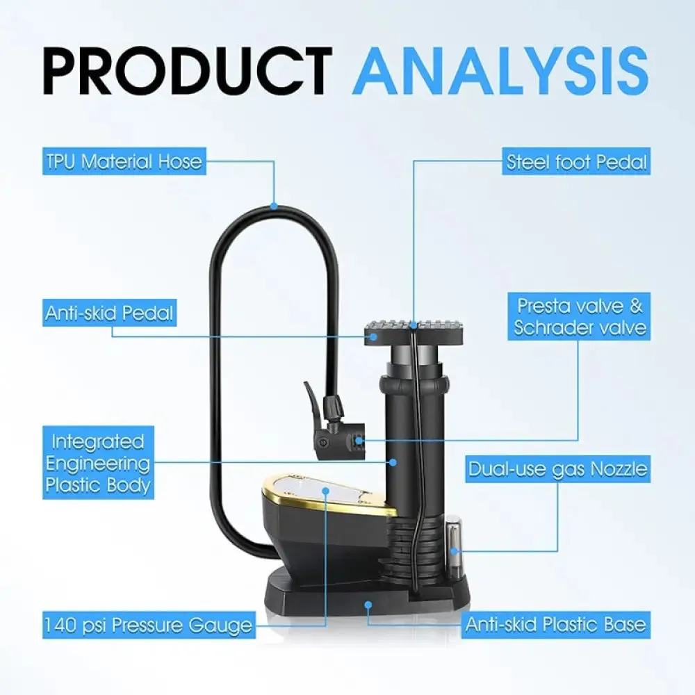 140psi High Pressure Pump with Accurate Guage