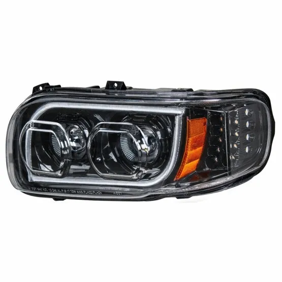 2008  Peterbilt 388/389 High Power LED Blackout Headlight w/ LED Position Light & LED Turn Signal