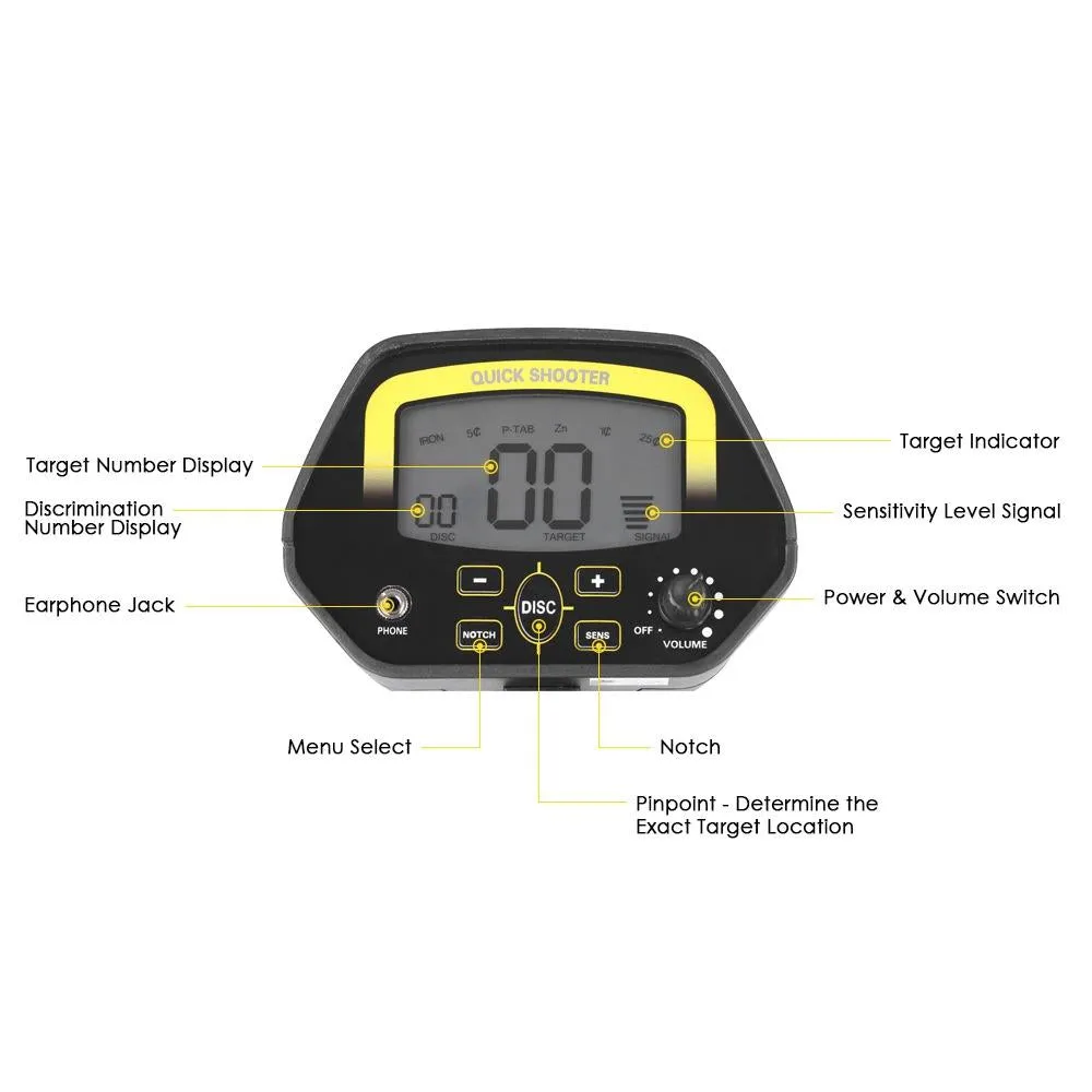 3.1 LCD Underground Metal Detector | Compact & Accurate