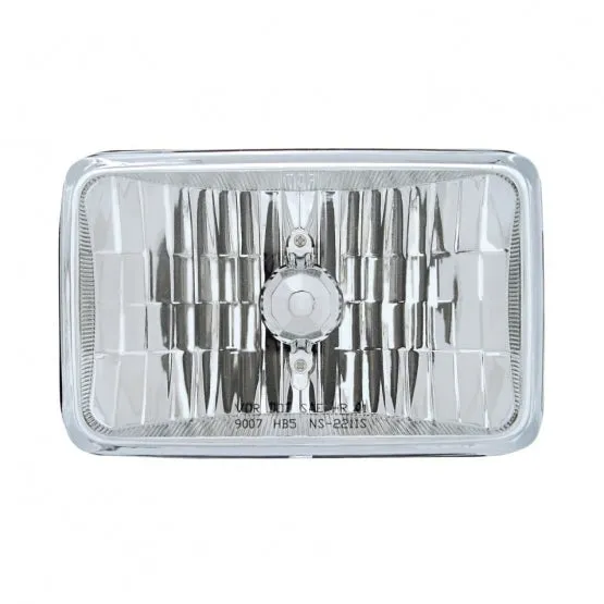 4" x 6" Crystal Headlight - High Beam Only