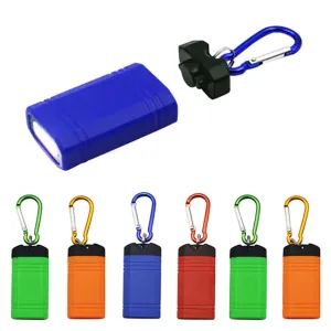 6 x Magnetic Keychain COB LED Flashlight Torch Hiking Bright Light Lamp Camping