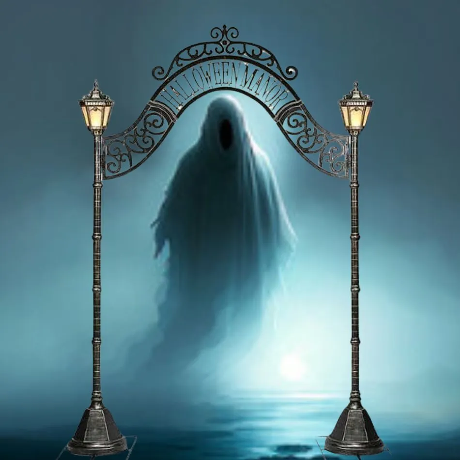 97" Halloween Manor Archway
