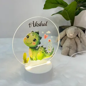 Acrylic LED Night Lamp - Dinos Cheerful Glow