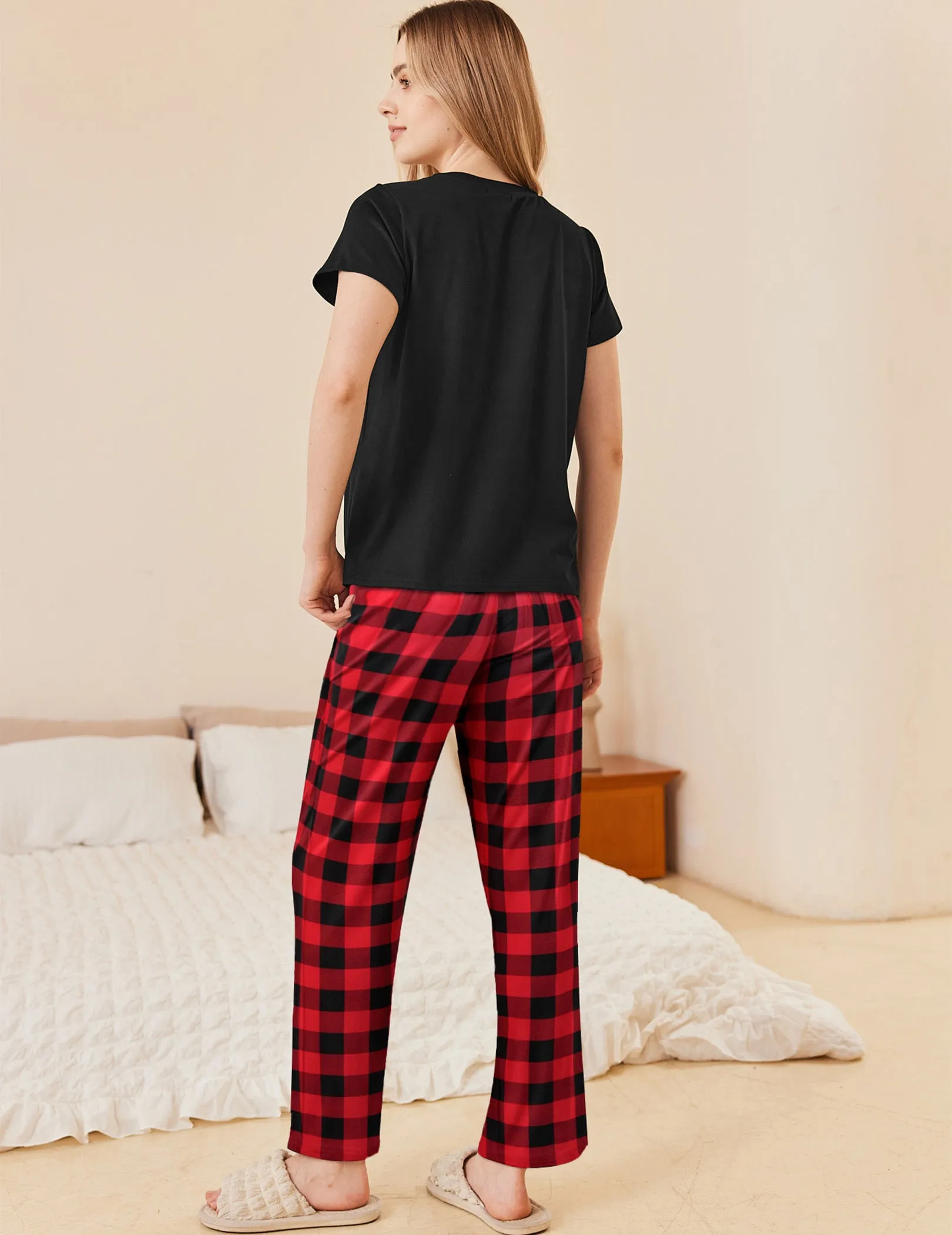 Classic 2-Piece Plaid Pajama Sets (US Only)
