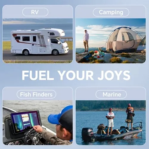 GrenerPower 12.8V 100Ah LiFePO4 Battery, Built-in 100A BMS, Max.1280Wh Lithium Iron Phosphate Battery with Up to 15000 Cycles & 10 Years Lifespan for RV, Camper, Solar Energy, Off Grid, Trolling Motor