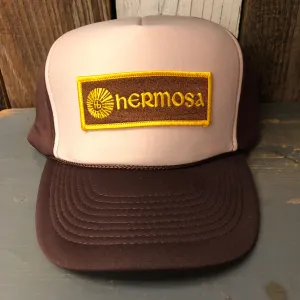 Hermosa Beach AS REAL AS THE STREETS Winter All Foam Cap Hat - Brown/Khaki/Brown