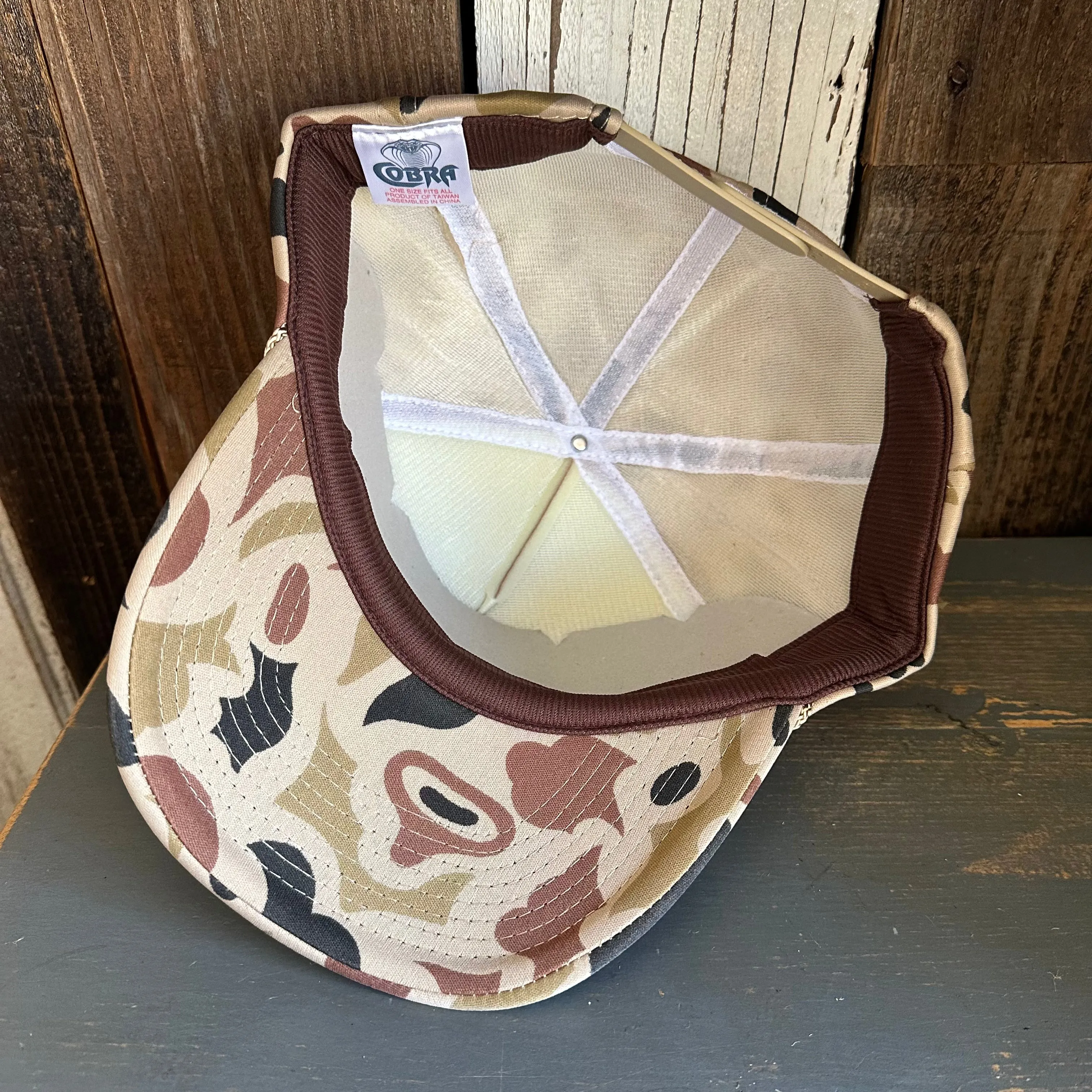 Hermosa Beach SUNBEAMS Winter All Foam Cap Hat - Sand Camo/Sand Front