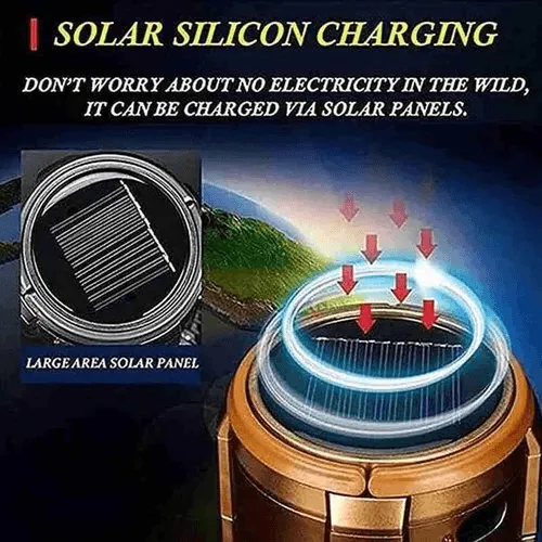 Hot Sale 50% OFF6-in-1 Portable Solar LED Camping Lantern