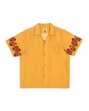 Ochre Dizzy Boa Camp Shirt