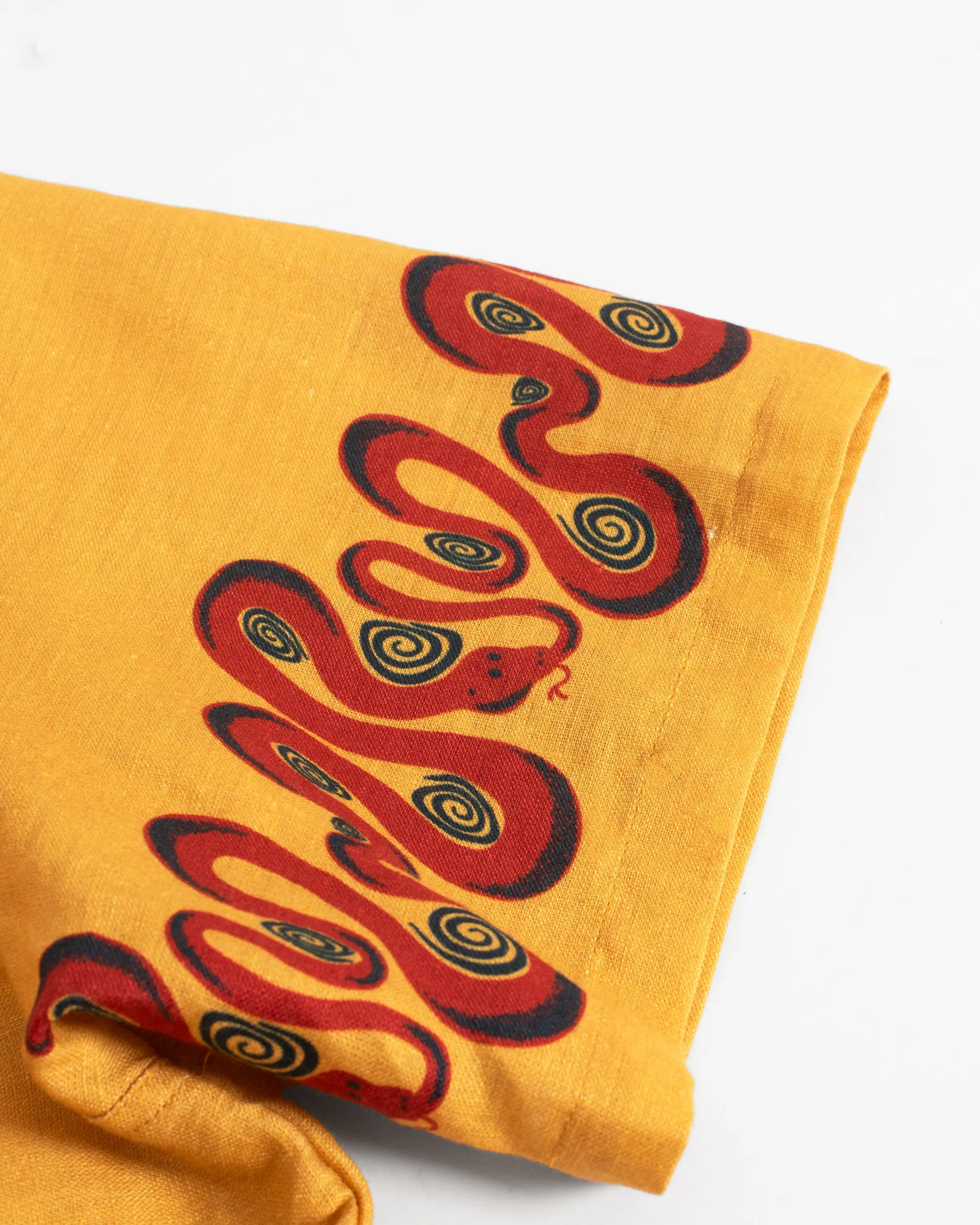 Ochre Dizzy Boa Camp Shirt