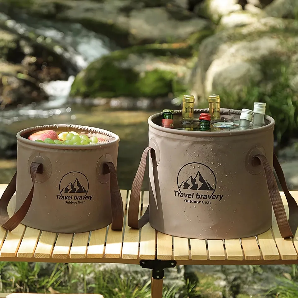 Portable Folding Bucket for Outdoor Activities