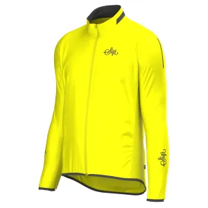 Treriksrset Yellow Men's Cycling WInd/Pack Jacket for Men