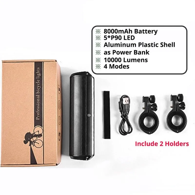 Ultra-Bright 10000LM LED Bike Light