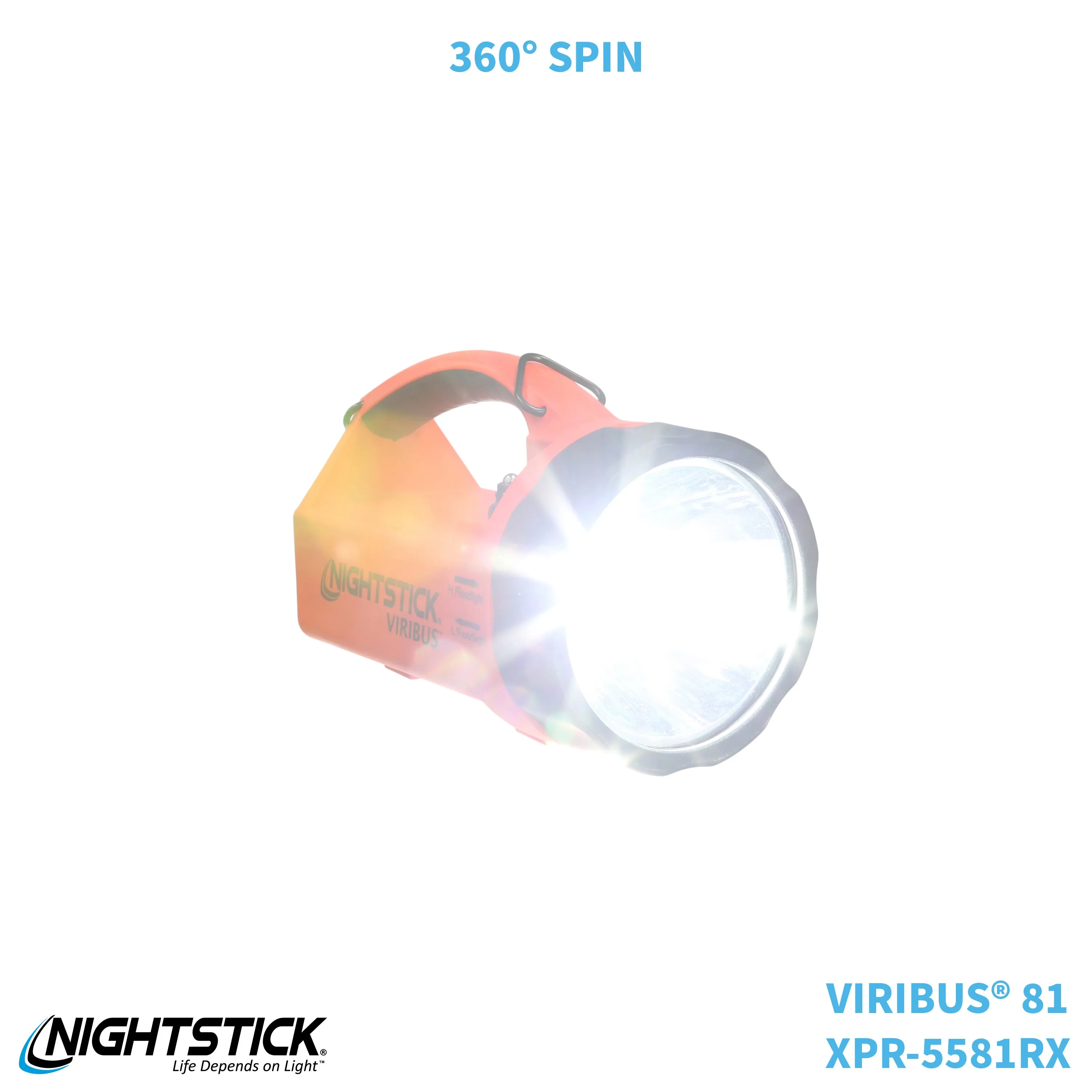 XPR-5581RX: VIRIBUS® 81 IS Rechargeable Dual-Light Lantern